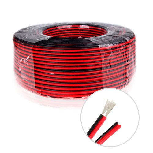 18AWG 2pin +- Power Wire Cable Copper Core For Single Color LED Strip Lighting 1meter by sale